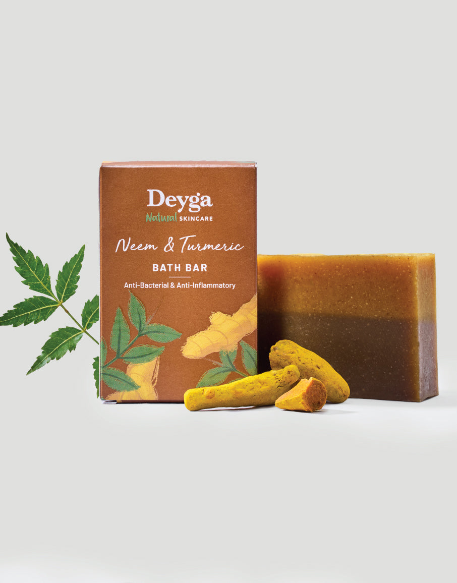 Deyga Neem and Turmeric Bath Bar ingredients