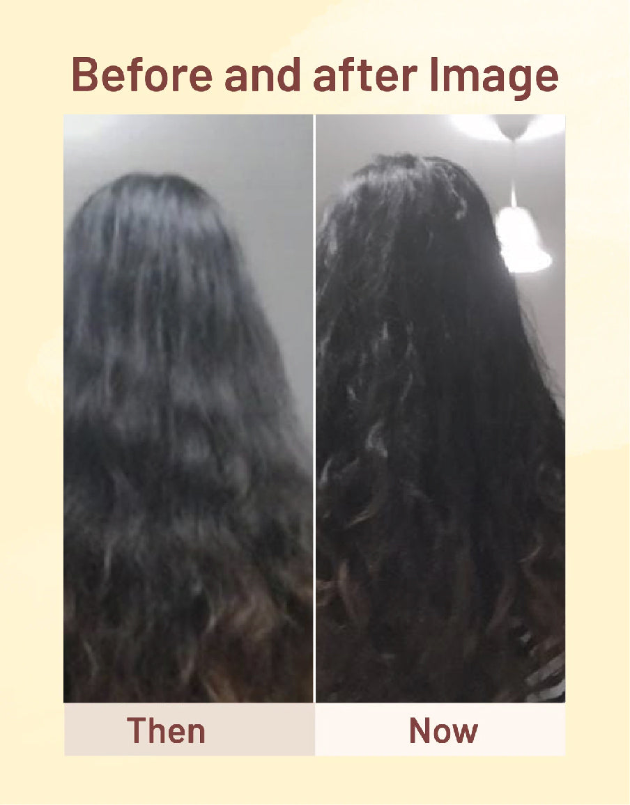 Deyga Rice Water Shampoo - 50 ml before and after image