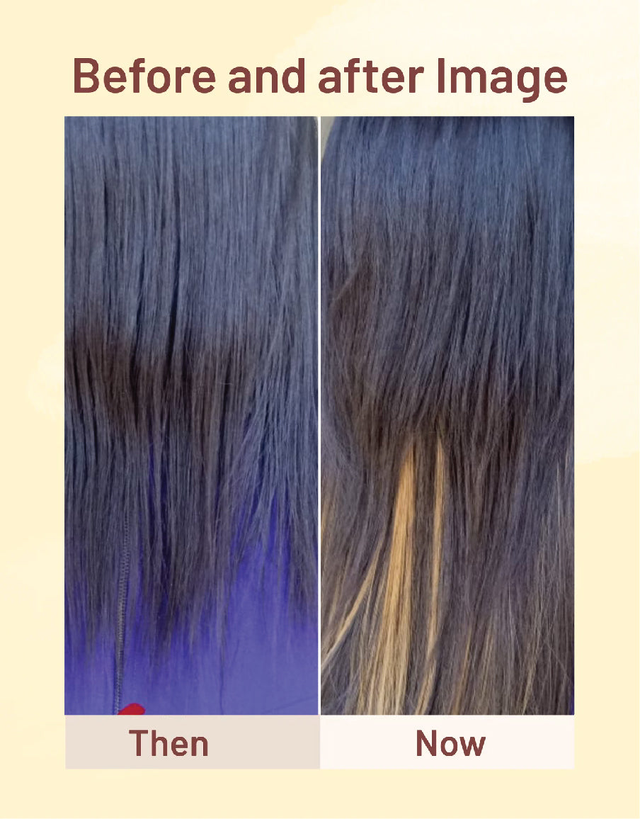 Deyga Rice Water Shampoo - 50 ml before and after image