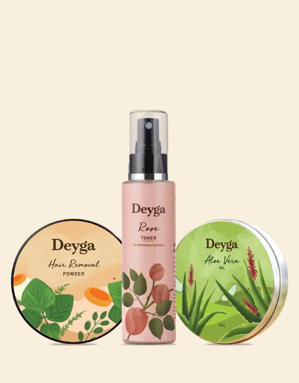 Deyga Instant Hair Removal Combo with toner