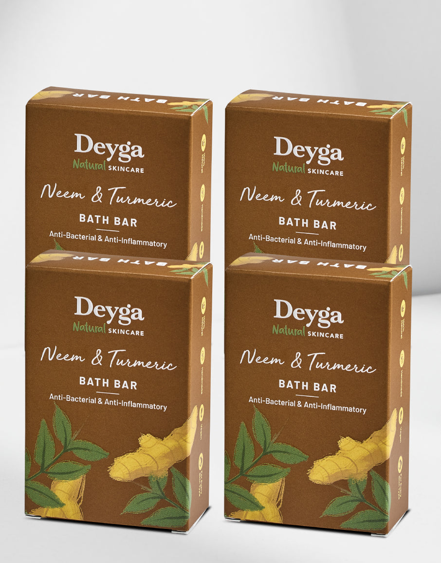 Deyga Neem and Turmeric Bath Bar pack of 4