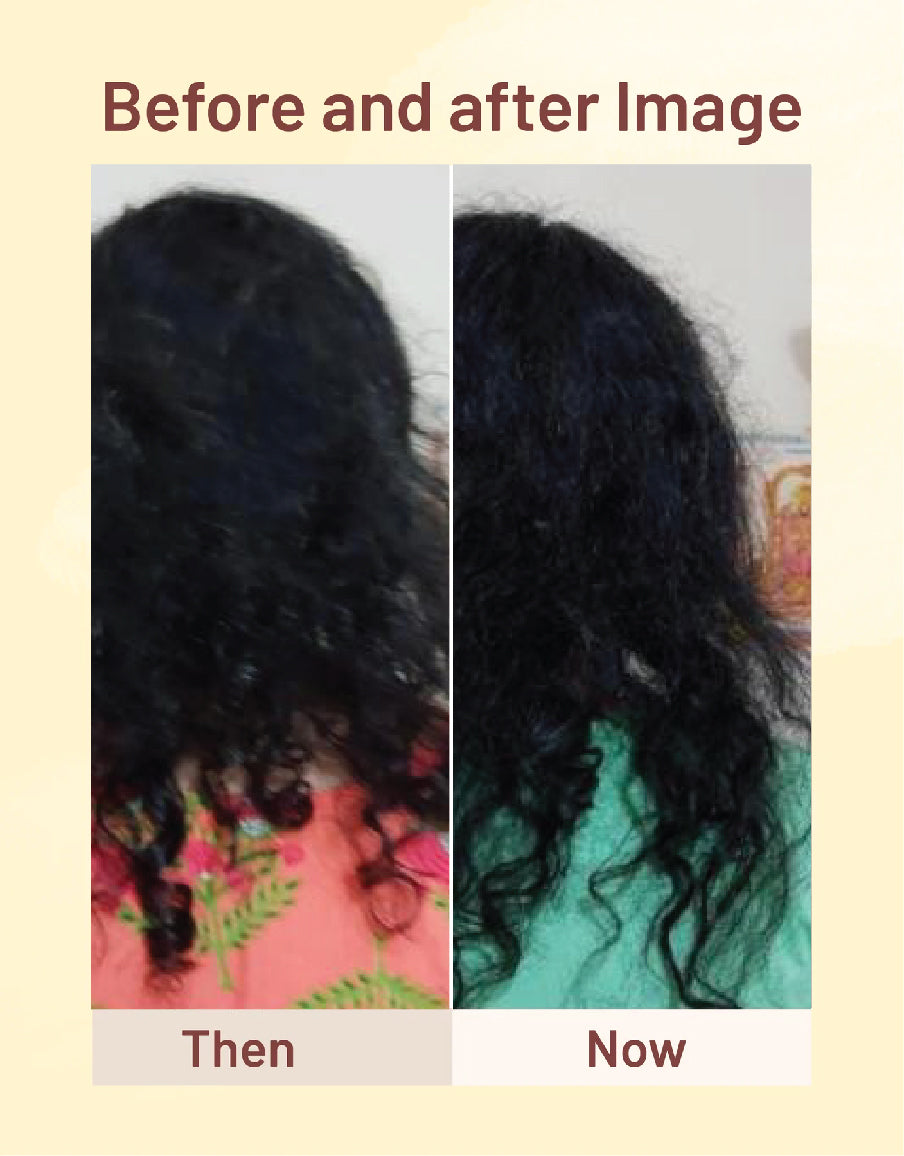 Deyga Rice Water Shampoo - 50 ml before and after image