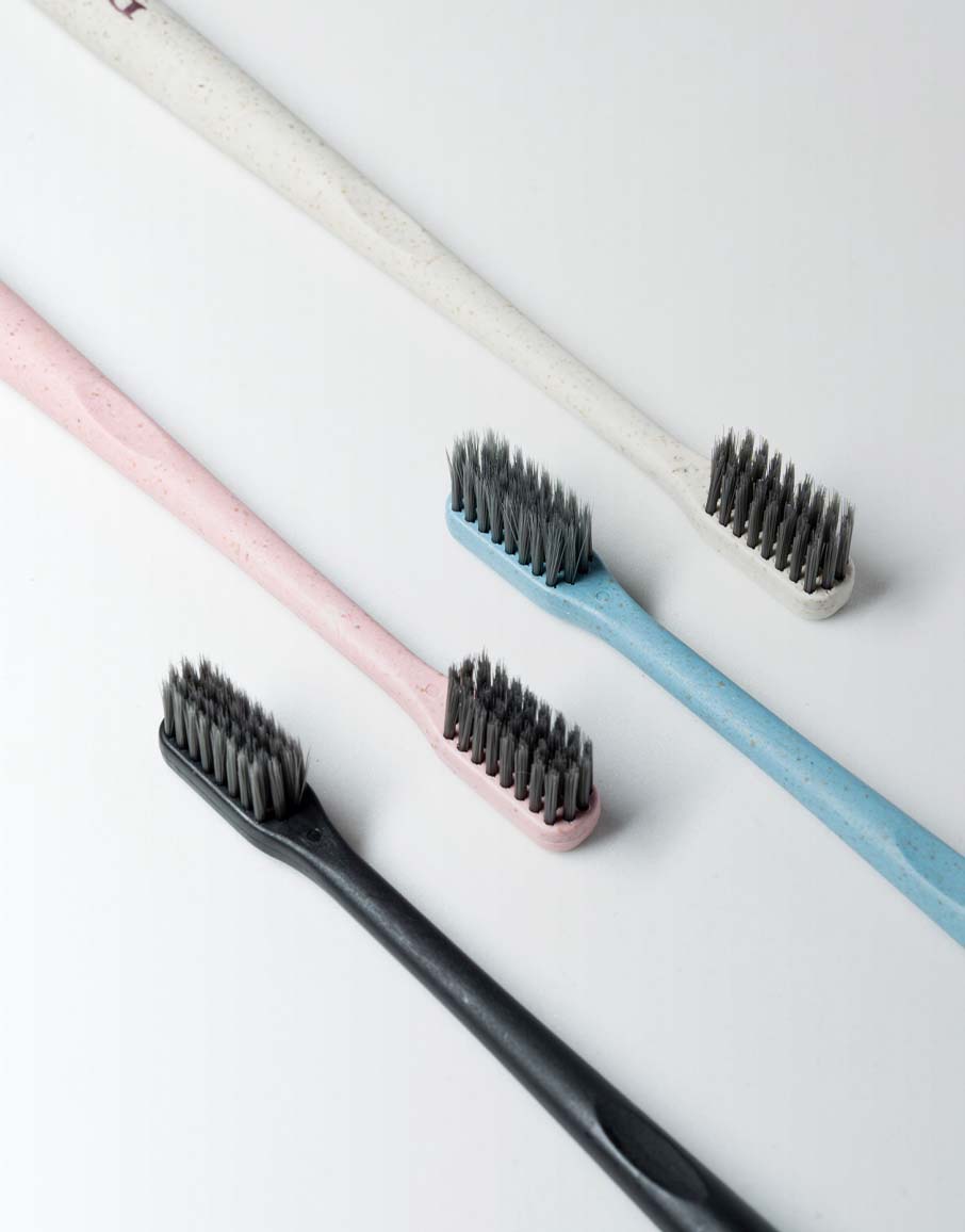 Deyga Wheat Straw Toothbrush in 4 different colours