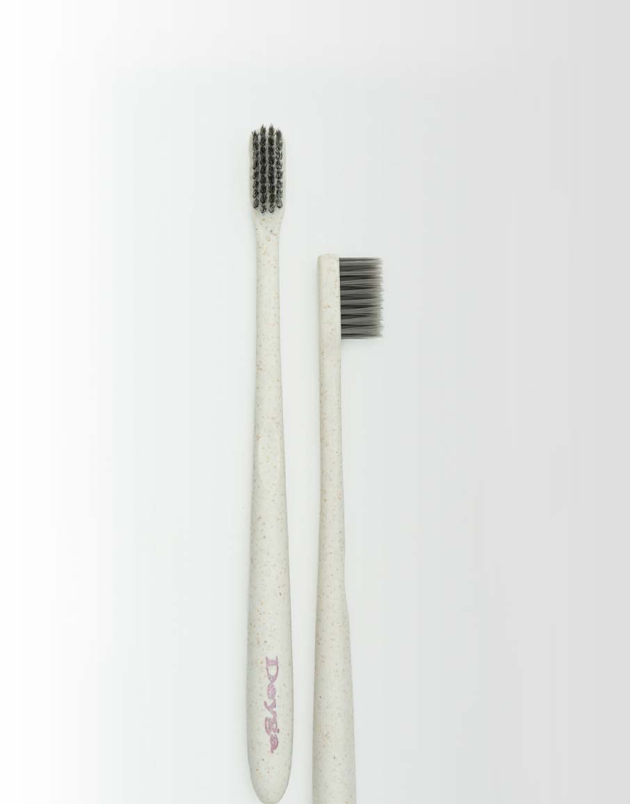 white colour wheat straw brush - 2