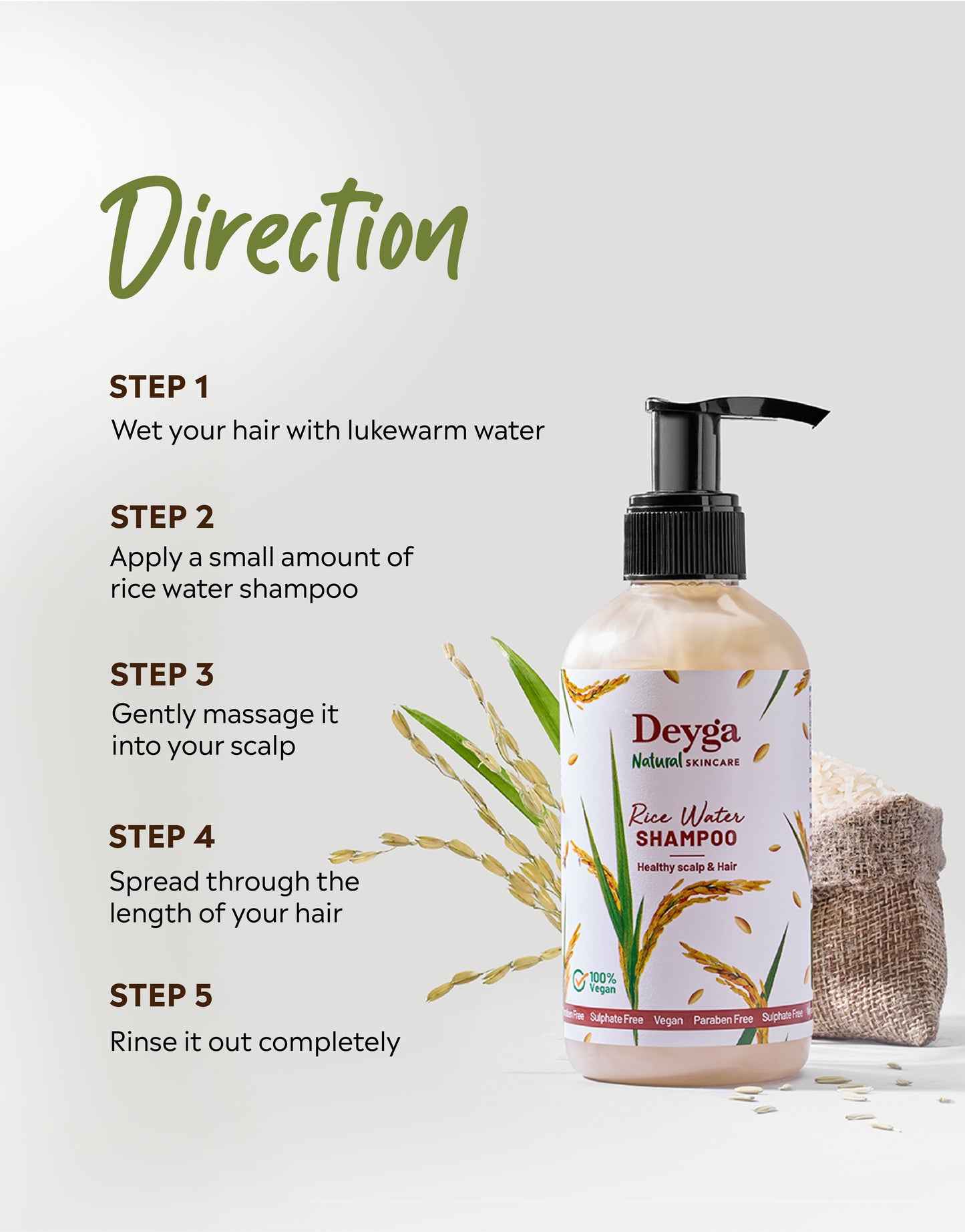 Rice Water Shampoo 220ml